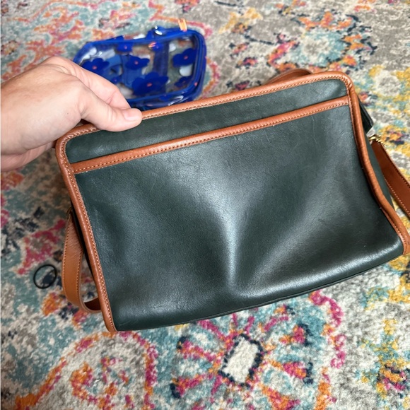 COACH Natural Full Grain Leather Crossbody Bag - Picture 11 of 13